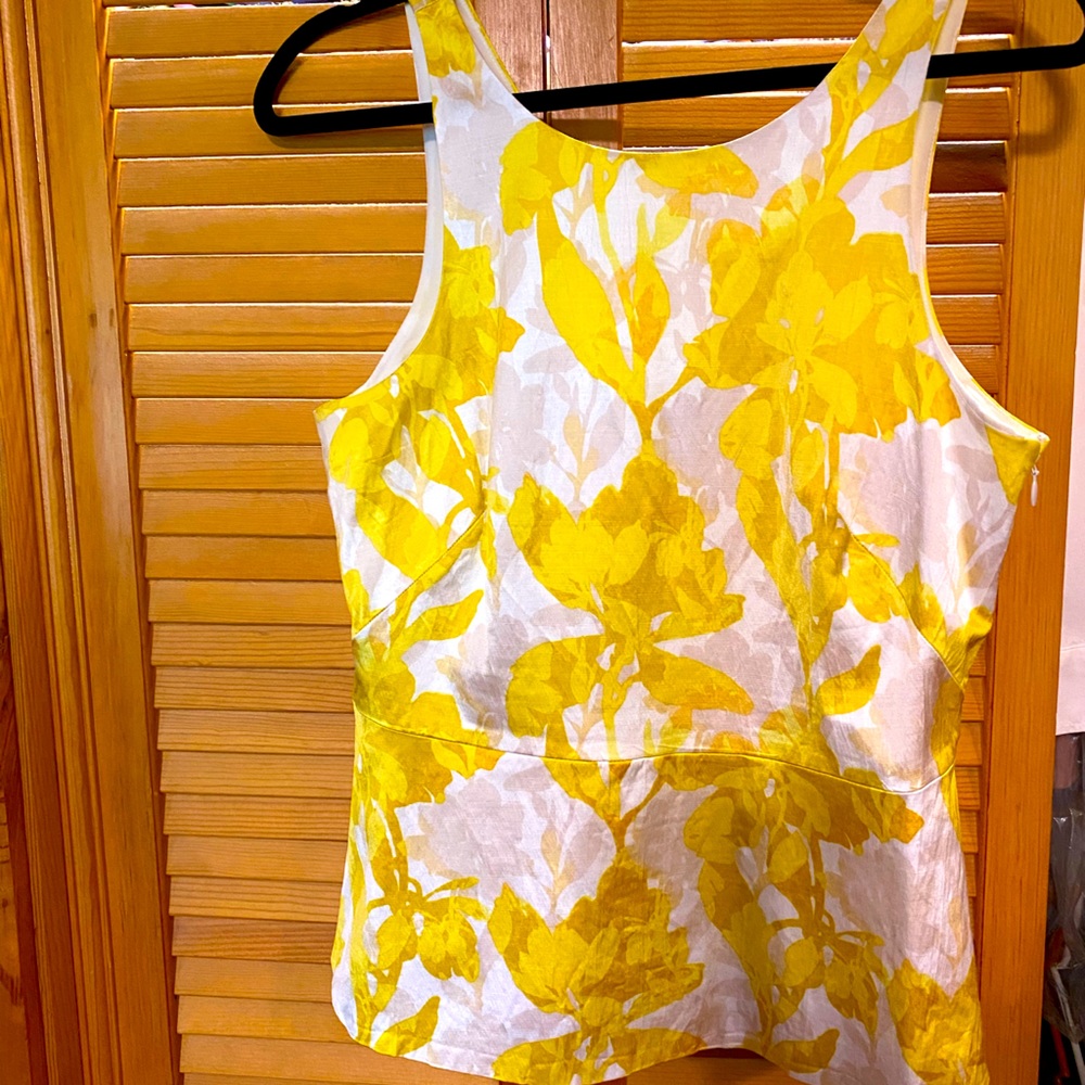 Banana peplum top
